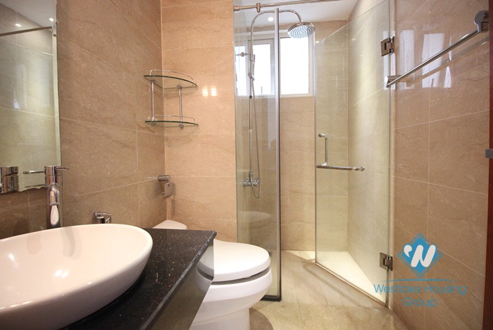 Nice three bedrooms apartment for rent in L tower, Ciputra urban, Tay Ho, Ha Noi